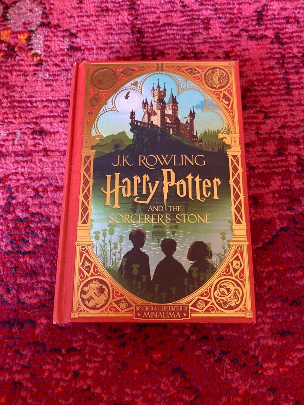 Harry Potter and the Sorcerer's Stone Minalima Edition Illustrated Hardcover